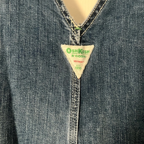 Vintage OshKosh B'gosh Classic Blue Denim Overalls (Adult) - Picture 3 of 4